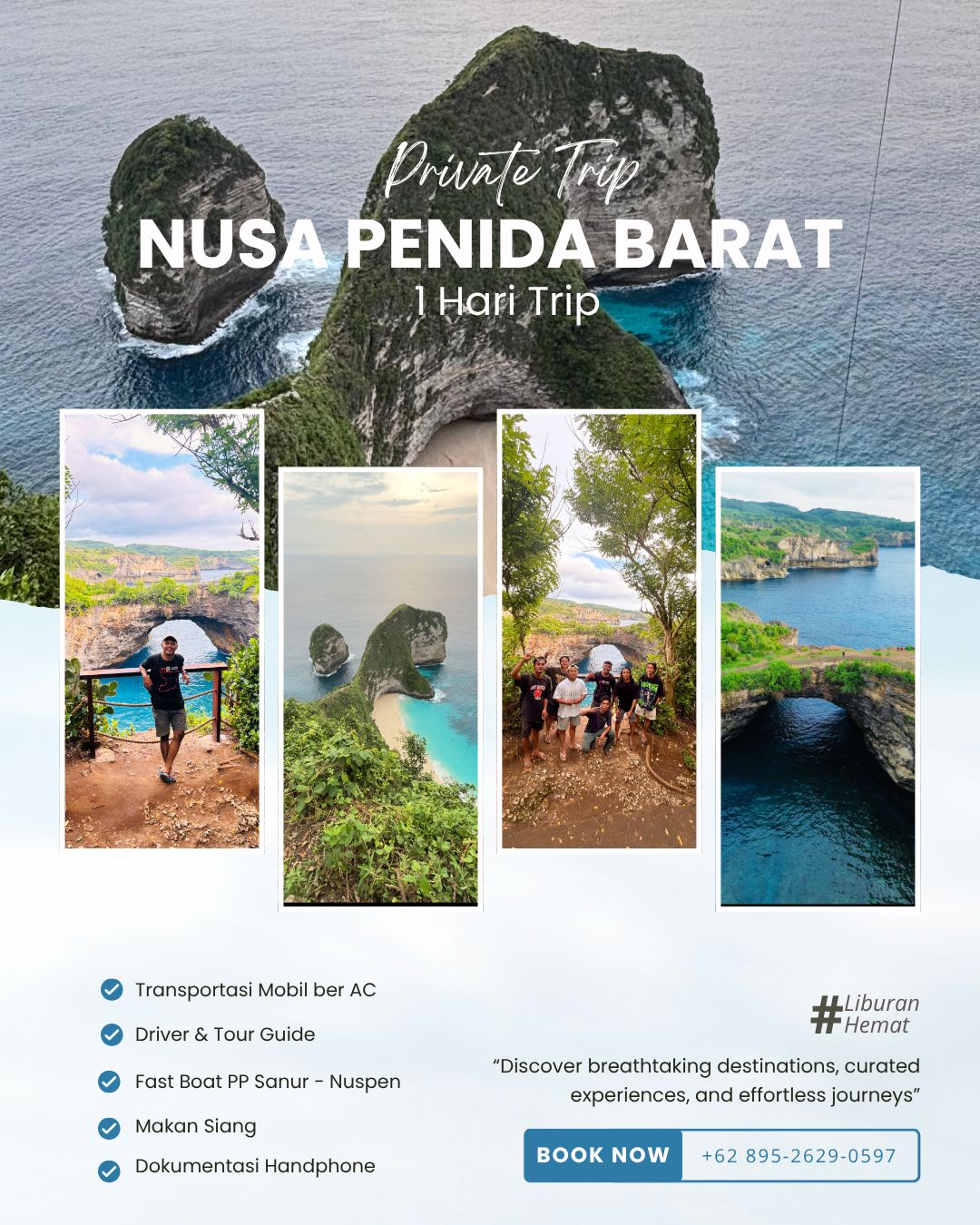 Private Trip Nusa Penida Barat 1 Hari